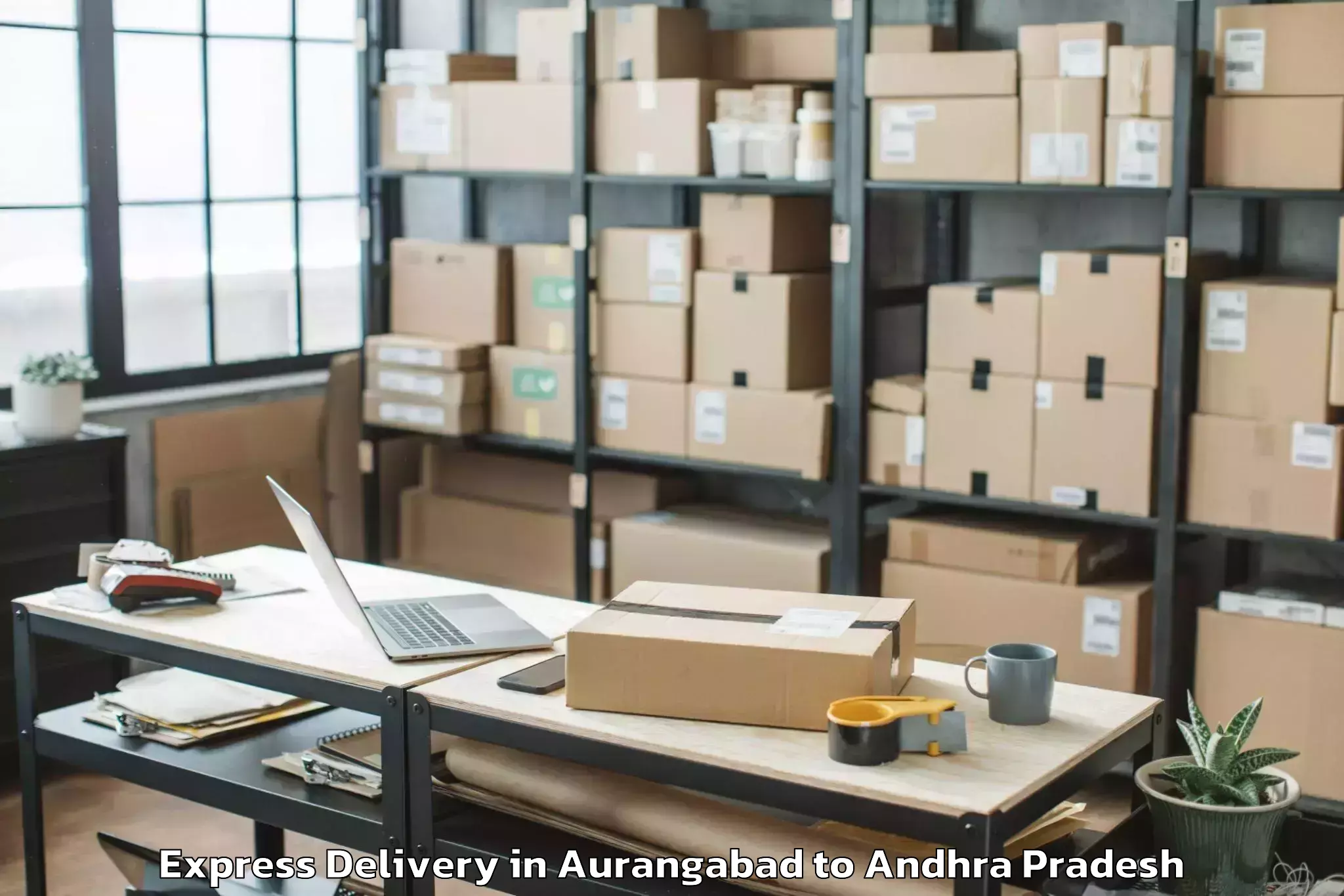 Leading Aurangabad to Pedacherlo Palle Express Delivery Provider